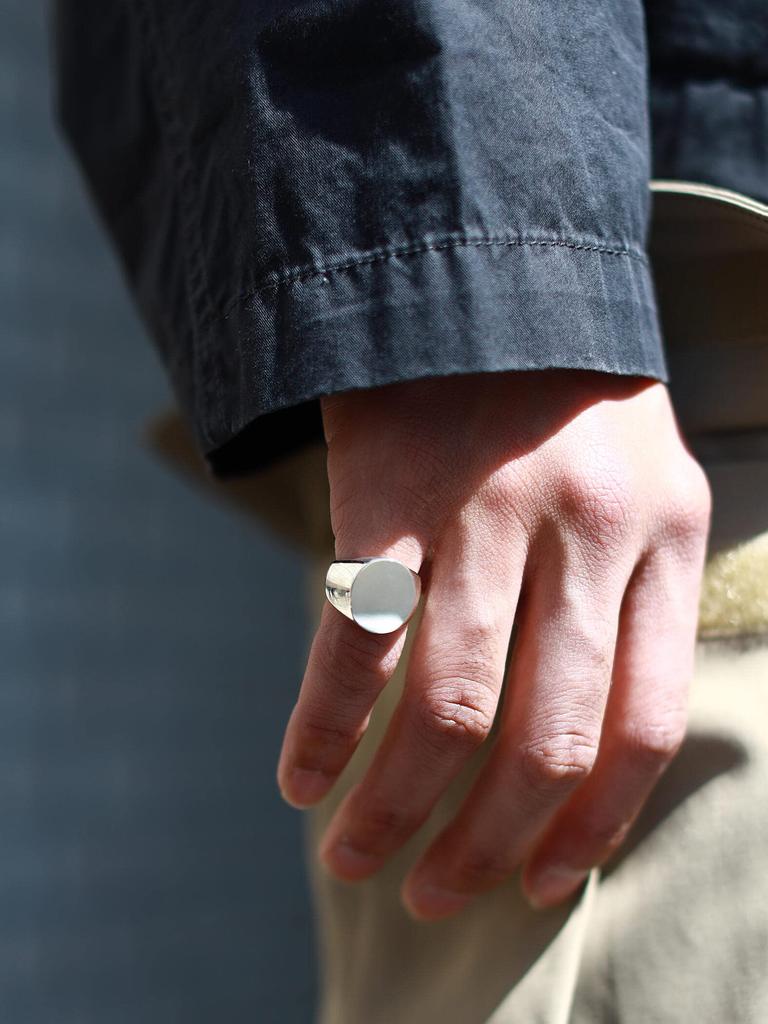 Beams Silver 925 Round Size 14 Men's Ring, (11420009023)