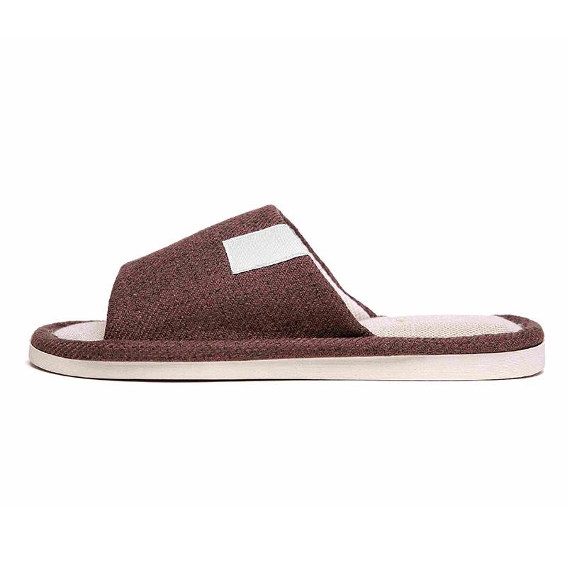 Four Seasons Non-Slip Linen Slippers for Men and Women - Indoor, Wear-Resistant, Comfortable Home Footwear
