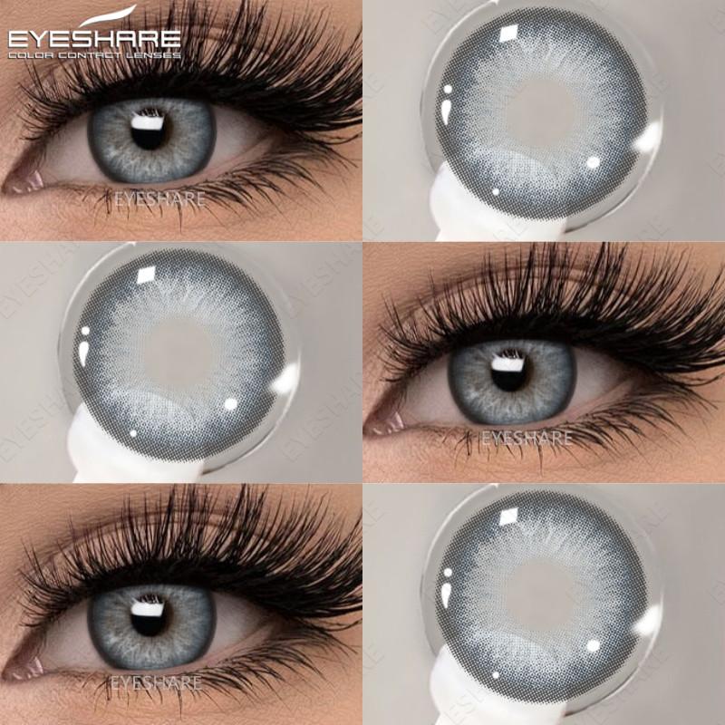 Eyes 1 Pair Colored Contact Lenses For Eyes Korean Brown Contact Lenses 14.5mm Big Eye Lenses Annual Student Beauty