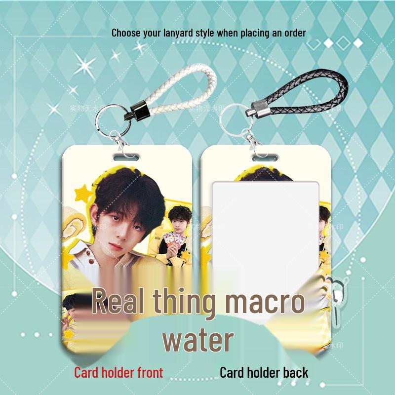 4th Gen Chen Junming Sliding Card Holder: Student Meal, Bus, Access & Water Card Case