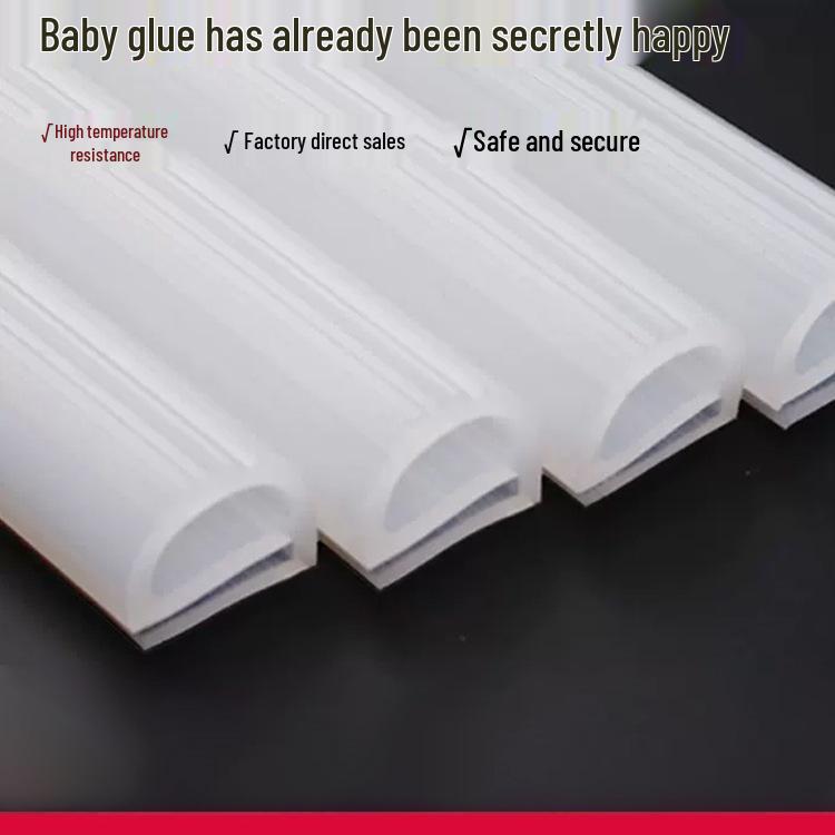 רצועת סיליקון עמידה בטמפרטורה גבוהה E לאיטום תנור, זמינה ברוחב 12-25 מ"מ