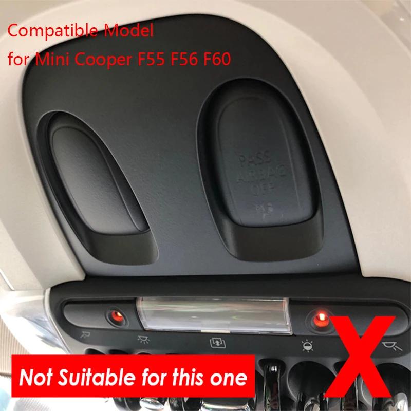 Carbon Fiber Interior Reading Light Cover Stickers for Mini Cooper F55 F56 Countryman F60 Accessories