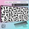 HYBXAXC Kitty MousePad Cute Cats Mouse Pad Large DeskMat Kawaii Gaming Accessories Carpet Rubber Keyboard Palymats