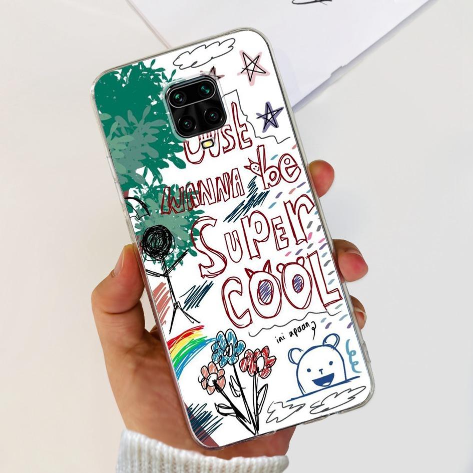 For Xiaomi Redmi Note 9 Pro Case Note 9 Cover New Fashion Dandelion Soft Silicone Back Cover For Redmi Note9s 9ProMax Clear Capa