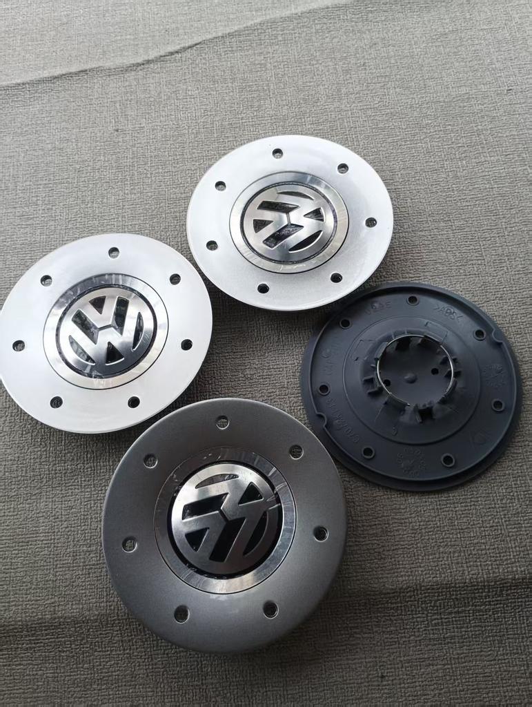 Voor VOLKSWAGEN 4 stuks 14,26 cm Wielnaafdopjes voor Volkswagen Santana 2000/3000 (Decoratieve Afdekkingen met 7 Gaten 10 Gaten)