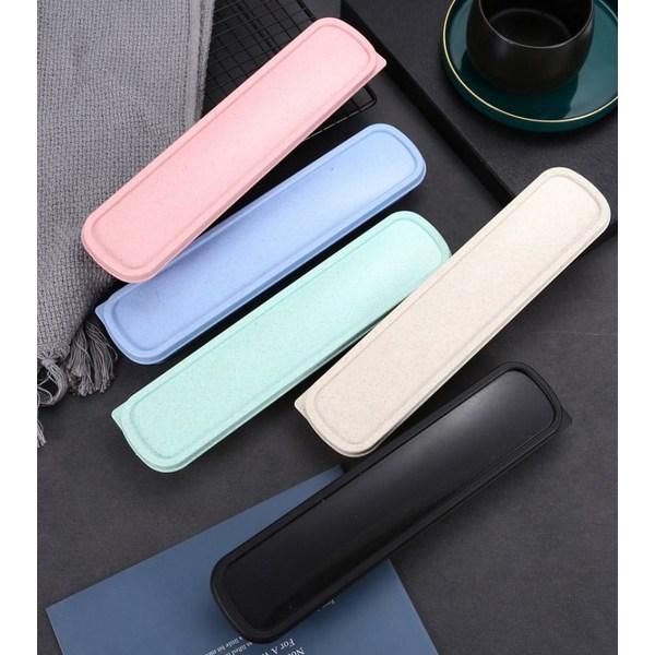 Citi Company Noiseless Lunch Box Cutlery Case, 1 Piece, Blue, Korean Popular Tableware