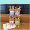 Cute Knit Ladies Crossbody Bag With Cartoon Design For Daily Use
