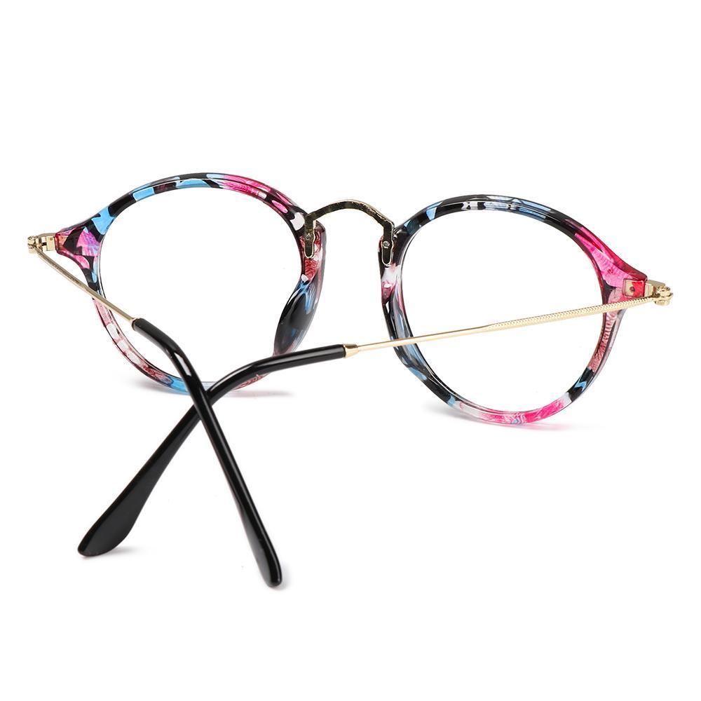 Fashion Vintage Radiation Protection Glasses Frame Eyewear Flat Mirror Glasses Eyeglasses