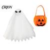 Fun Halloween Costume Ghost Goose Outfit, Lawn Porch Clothes, Fall Outdoor Decoration for Patio Yard Garden