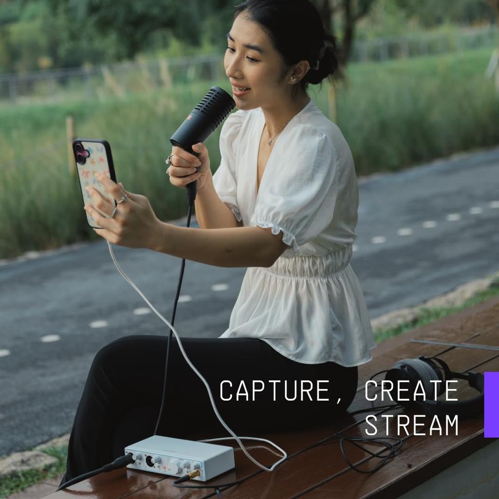 Arturia MiniFuse 2 Dual Audio Interface Connects directly to smartphones and compact and and includes a comprehensive software suite (OTG) - tablets,