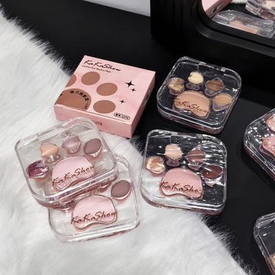 Cat Paw Eye Shadow Palette 5 Colors Shimmery Matte Natural Nude Long Lasting Waterproof High Pigment Women Eyeshadow Eye Makeup Supplies