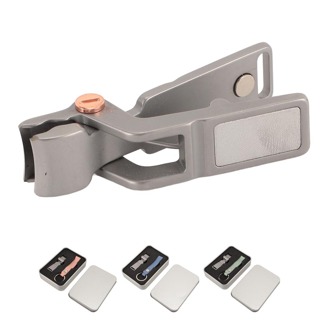 Portable Nail Clipper with Keychain Large Open Stainless Steel Nail Clipper for Fingernail Toenails