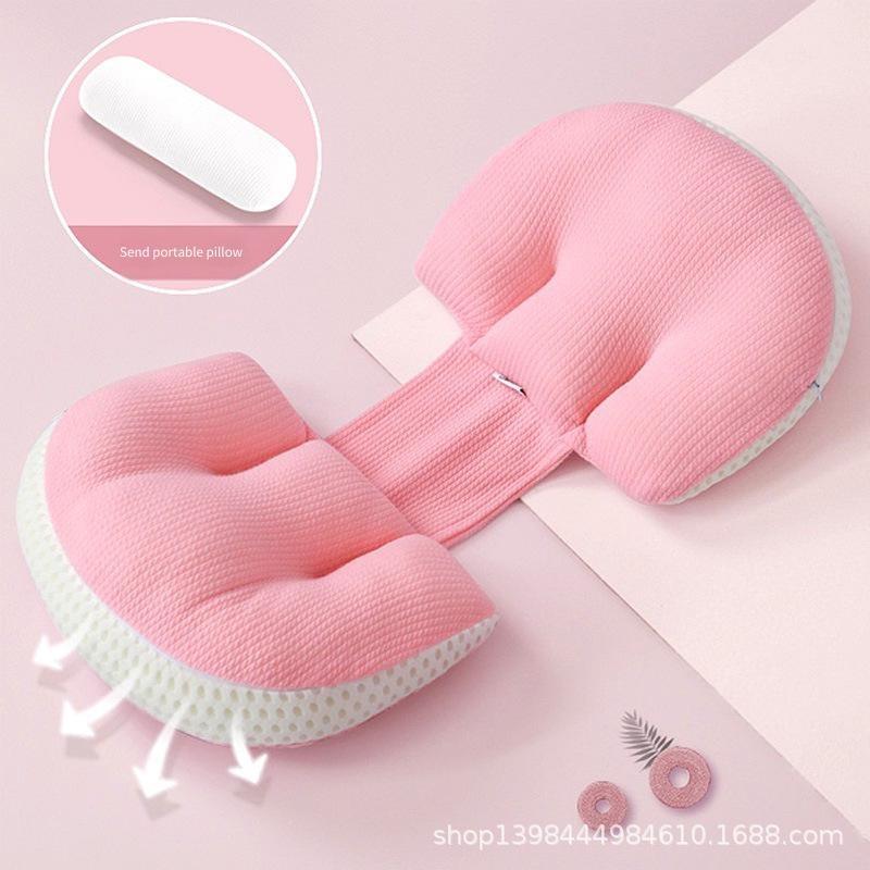 Pregnant Pillow Waist Support Side Sleeping Pillow Nursing Pillow U Shaped Cushion Washable Multifunctional Sleep Miracle Pillow 4700₽