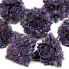 7 Pcs Purple Black Lotus Flower Metal DicePerfect For Rpgs, Board Games, And Card Games.Dice For Games, Dnd Dice Set
