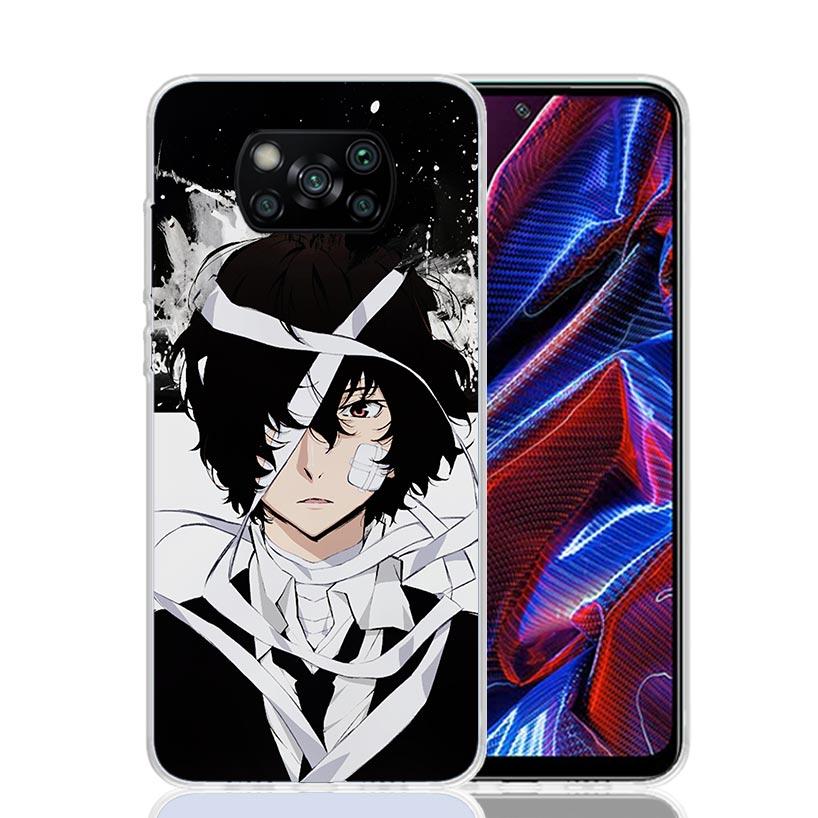Bungo Stray Dogs Dazai Case Phone Cover for Xiaomi Redmi Note 10 9 9S 8 8T 7 5 Pro Mi 12T 11T 10T 9T 12 11 Lite A3 A2 Trend Fund