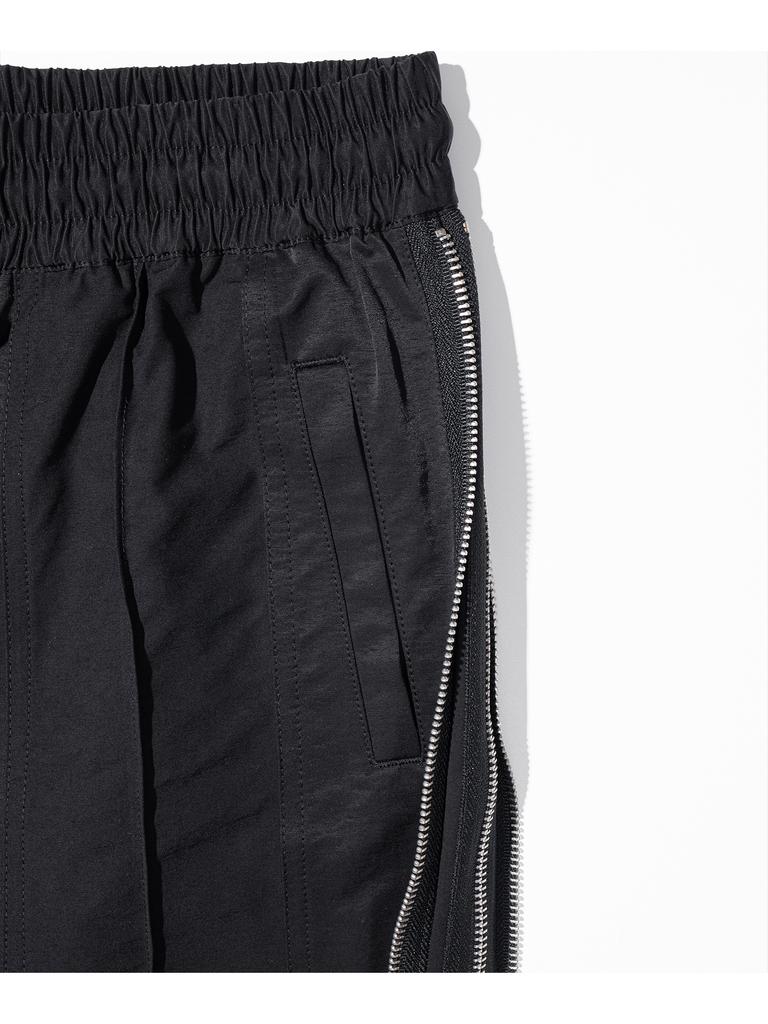 MASSNOUN Double Line Zipper Track Pants Mshtp003-Bk