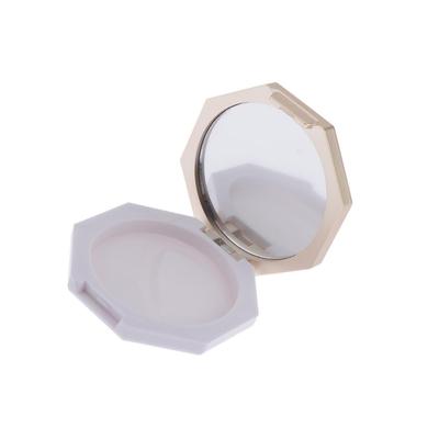 Portable Plastic Empty Powder Case Box for Face Powder Makeup Blusher
