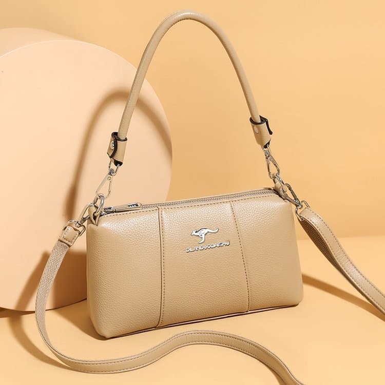Lychee-Muster leichte Luxus-Umhängetasche Damen-Schultertasche