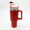 2 Peças Tampa de Silicone para Canudo Diâmetro Interno 10mm Design de Urso Tampa de Canudo Protetor de Canudo à Prova de Poeira para Copos e Garrafas Tampa de Vedação Reutilizável para Bebidas