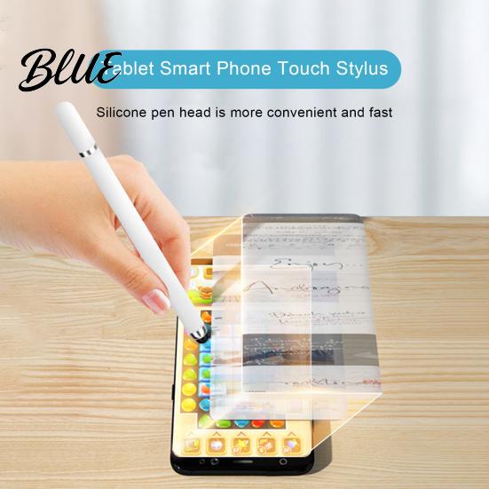 Stilo ad Alta Sensibilità Penna a Doppia Punta per Touchscreen Punta a Disco e in Silicone 2-in-1 Penna Touch Universale per Tablet Capacitivo Tavoli Telefoni