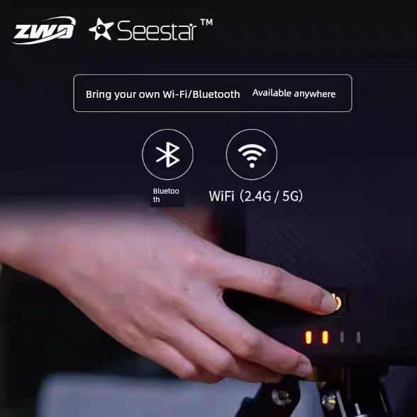 Children's Day Gift Zwo Seestar S50 Smart Astronomical Telescope with Theodolite for Photography and Stargazing