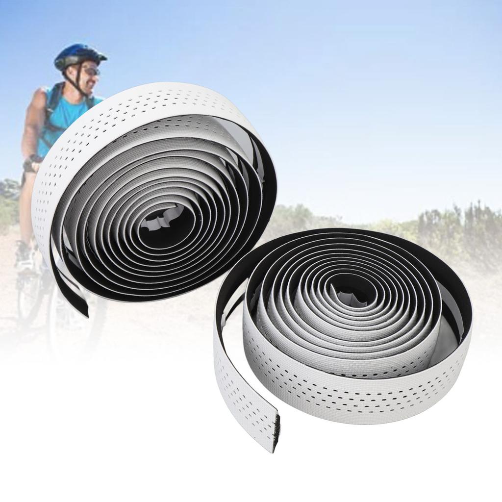 2pcs Road Cycle Handlebar Tapes Silicone Cycling Handle Wraps Anti Slip   Absorbent for Comfortable Ride