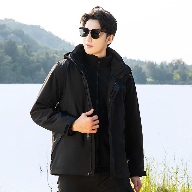 Jackets for Men, Three-in-one Jackets for Women, Outdoor Windproof and Waterproof Hidden Jackets, Mountaineering Jackets