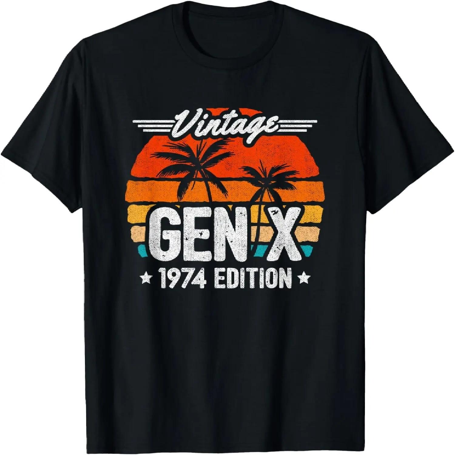 Gen X 1974 - Generation X 1974 Birthday - Gen X Vintage 1974 T-Shirt XXXXXL разноцветный