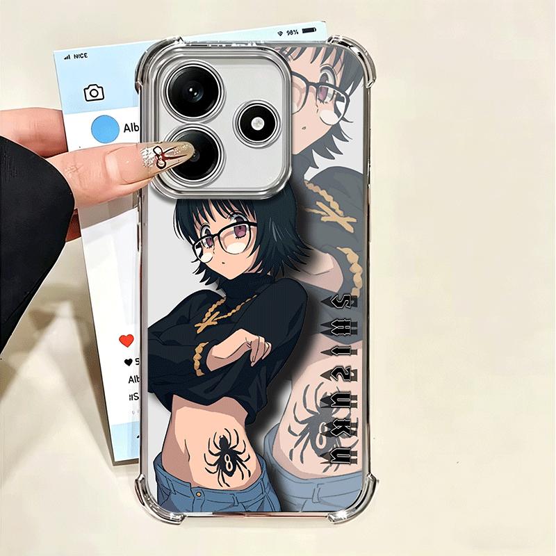 

Hunter X-Hunters Shizuku Plating Phone Case For Xiaomi Poco X5 X6 X7 X8 Pro Max F8 Ultra F7 M8 M7 M5S Redmi 15C 15 14C 13C 13 X3 Xiaomi Poco X3 Pro