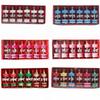 6Pcs Wooden Christmas Carousel Ornament New Year DIY Crafts Carousel Hanging Decor Exquisite Colorful Xmas Carousel Pendant