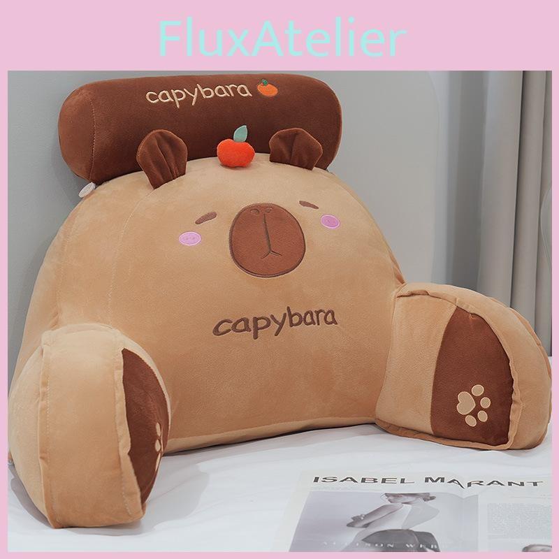 Capybara Animal Plush Cushion With Pp Cotton Filling Latex For Home And Car