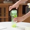 600/800ML BPA-fri Mode Rund Plast Vattenflaska Bärbar Tesil Stor Kapacitet Sport Transparenta Vattenmuggar