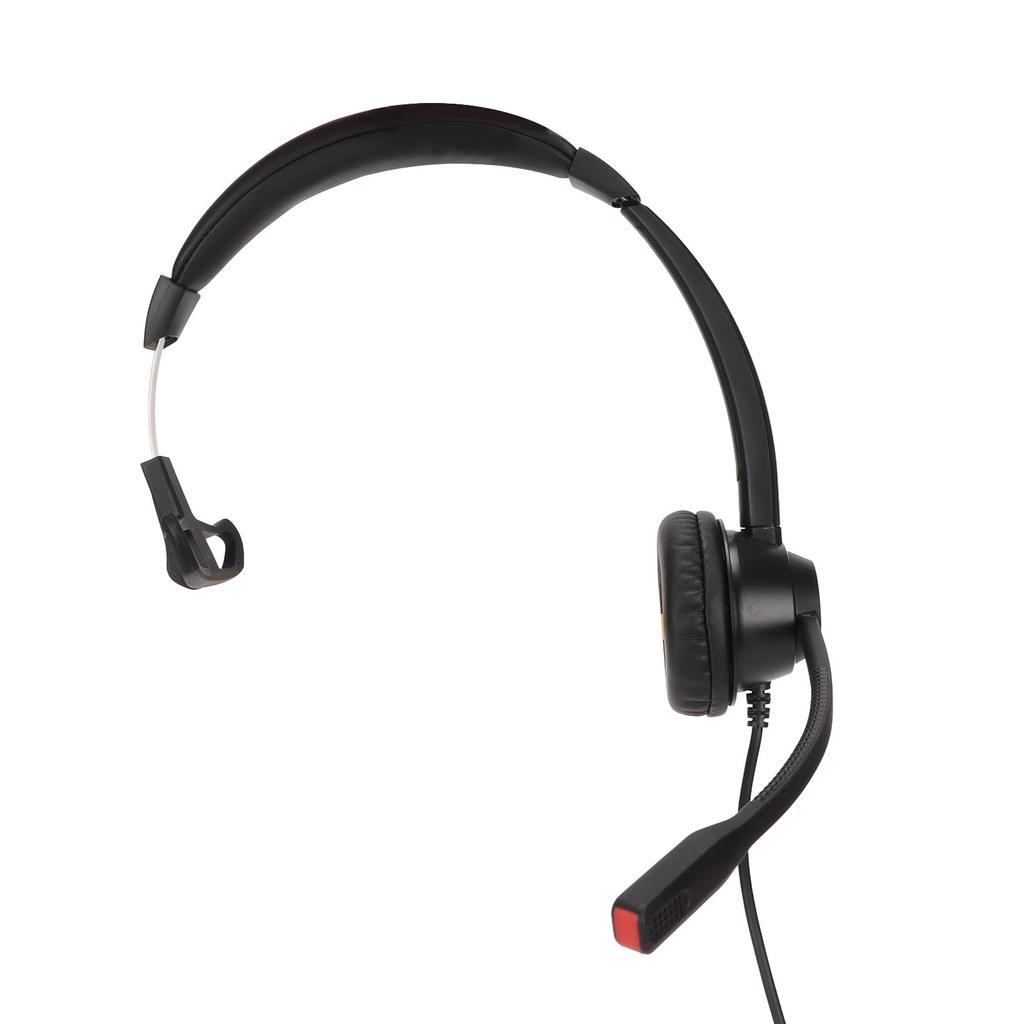 Telephone Headset Volume Adjustment Microphone Mute Monaural 2.5mm Business Headset for Call Centres Telemarketing