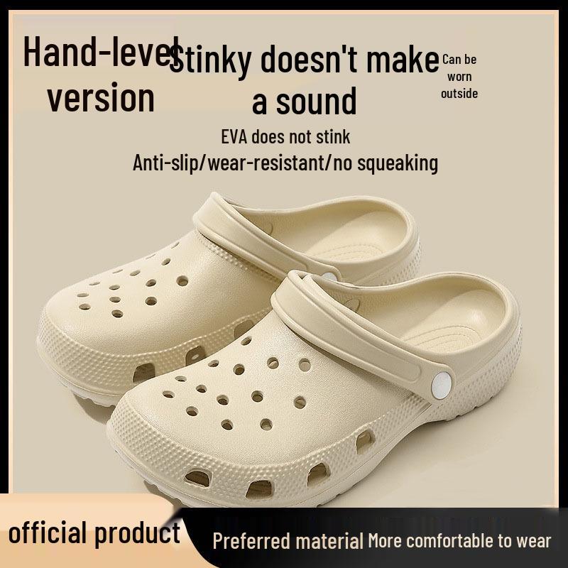 

2025 Обувь EVA с поперечной перфорацией без запаха для мужчин и женщин - Весна/Лето для улицы и медицинского использования 44