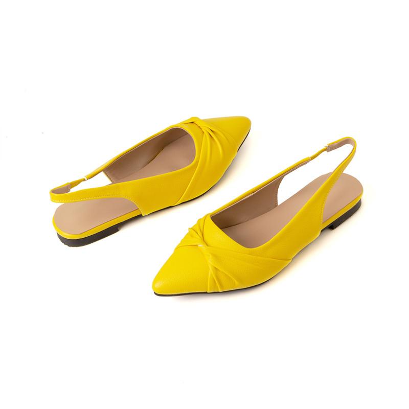 Women's Flat-soled Sandals Summer New Comfortable Versatile Pointed Large-size Sandals