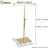 Stainless Steel T-Shaped Handbag & Scarf Display Stand