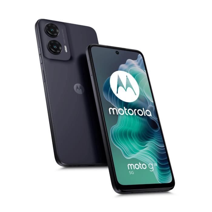 Motorola Moto G35 5G 8 Go/256 Go Noir (Midnight Black) Double SIM