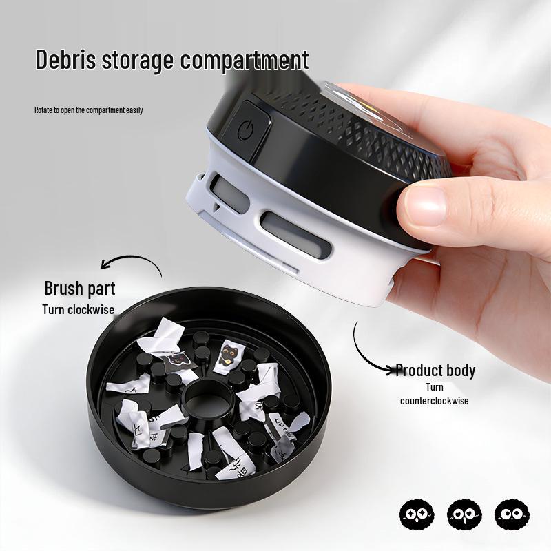 Carbon Treasure Desktop Vacuum Cleaner for Eraser Crumbs and Pencil Ash