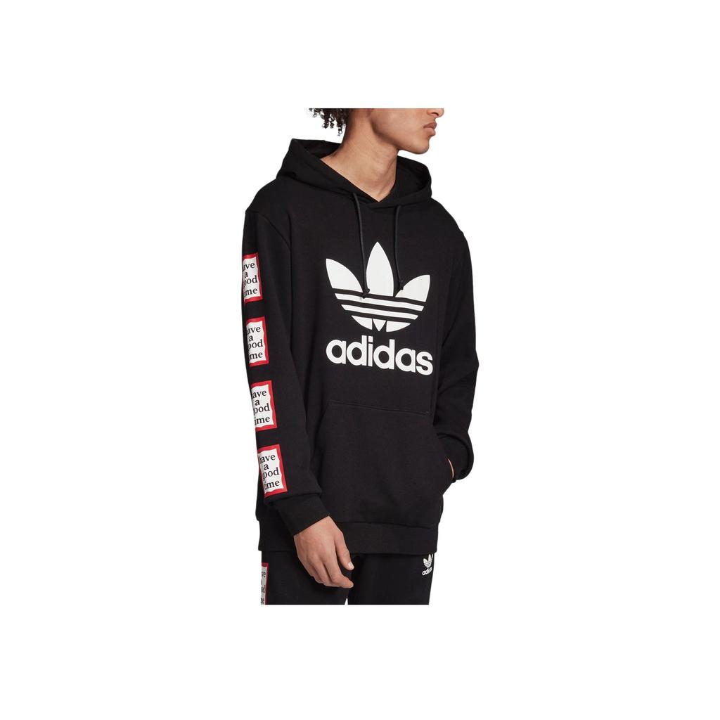 Adidas Originals X Have A Good Time Hoodie Men Hoodies Black EK0214