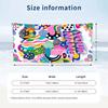 Decorative Artwork Theme Beach Towel Personalized Custom Name & Text Soft Quick Dry Beach Towel for Swimming Travel