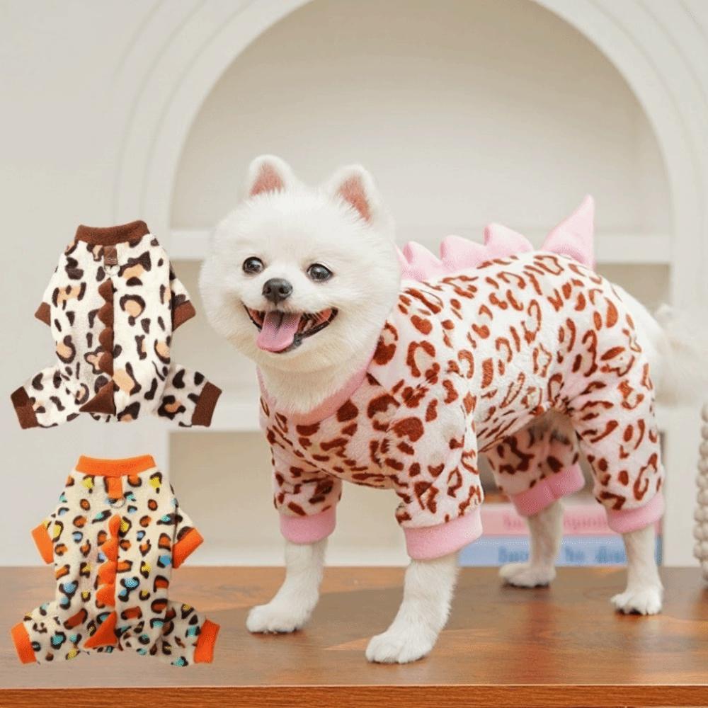Soft Dog Four Legged Coat Thickened Winter Warm Dog Clothes  Daily Wear