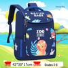 Children's Space-Themed School Backpack, Grades 1-6, Ages 6-12, Spine Support for Boys and Girls