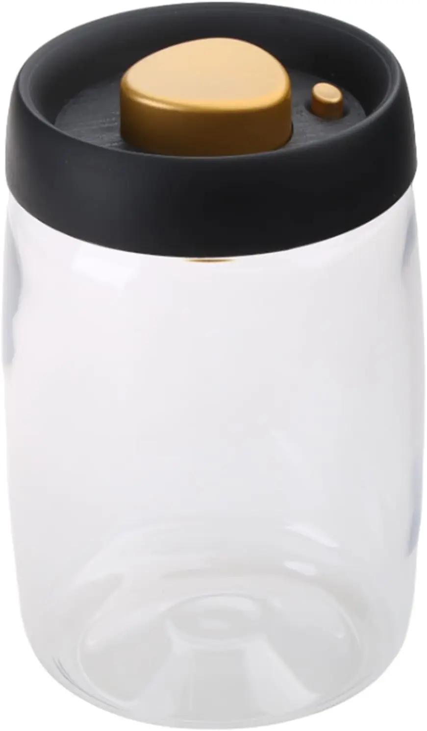 

Coffee Container Glass Coffee Bean Storage Container with Lids for Spices Biscuits Loose Leaf Tea Durable Kitchen Storage Jar