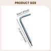 Rod Wrench Acoustic Guitar Neck Adjusting Metal L Shaped 4mm & 5mm Deep or Narrow Luthier Supplies