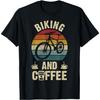 I Like Biking & Coffee Funny Vintage Sports Lover Bicycle T-Shirt