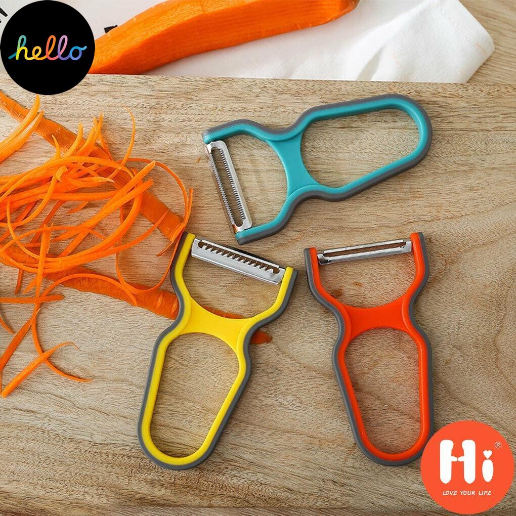 PDTO 3pcs Home Kitchen Peeler Set Vegetable Fruit Potato Non-slip Peeling Tool