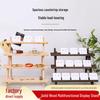 Multi-layer Solid Wood Jewelry Stand for Earrings, Rings & Accessories