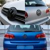 ABS Car Front Hood Emblem Bonnet Auto Badge Rear Trunk Stickers Accessory For Volkswagen VW Golf 6 Golf 7 Golf 7.5 MK6 MK7 MK7.5 ADFGH1