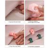 6Pcs Bed Sheet Cover Holder Pegs Non-slip Blanket Fastener Clip Buckle Anti-slip Duvet Fasteners Bed Clips Fixer