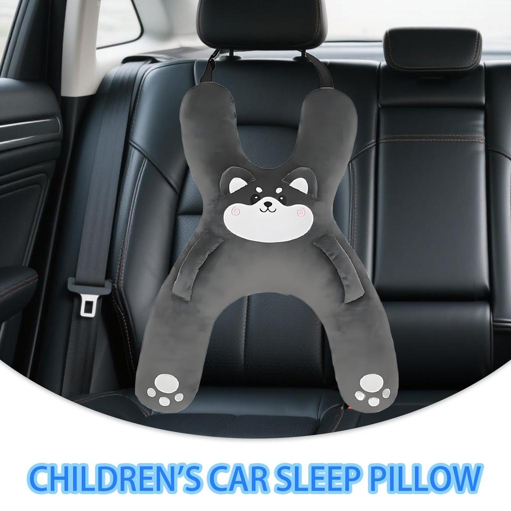 Almofada de Dormir para Carro Infantil em Forma de H Almofada de Pescoço para Carro Infantil com Alça Suporte de Pescoço Criança Evitar Inclinar a Cabeça Dormir no Banco Traseiro